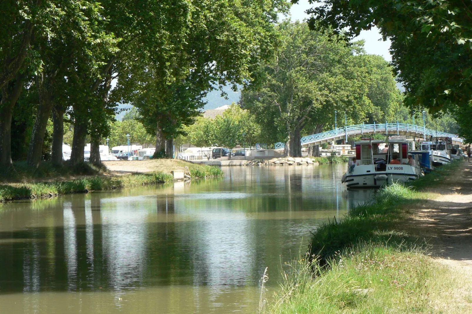 La Garrigue-Gebieden zomer 1km