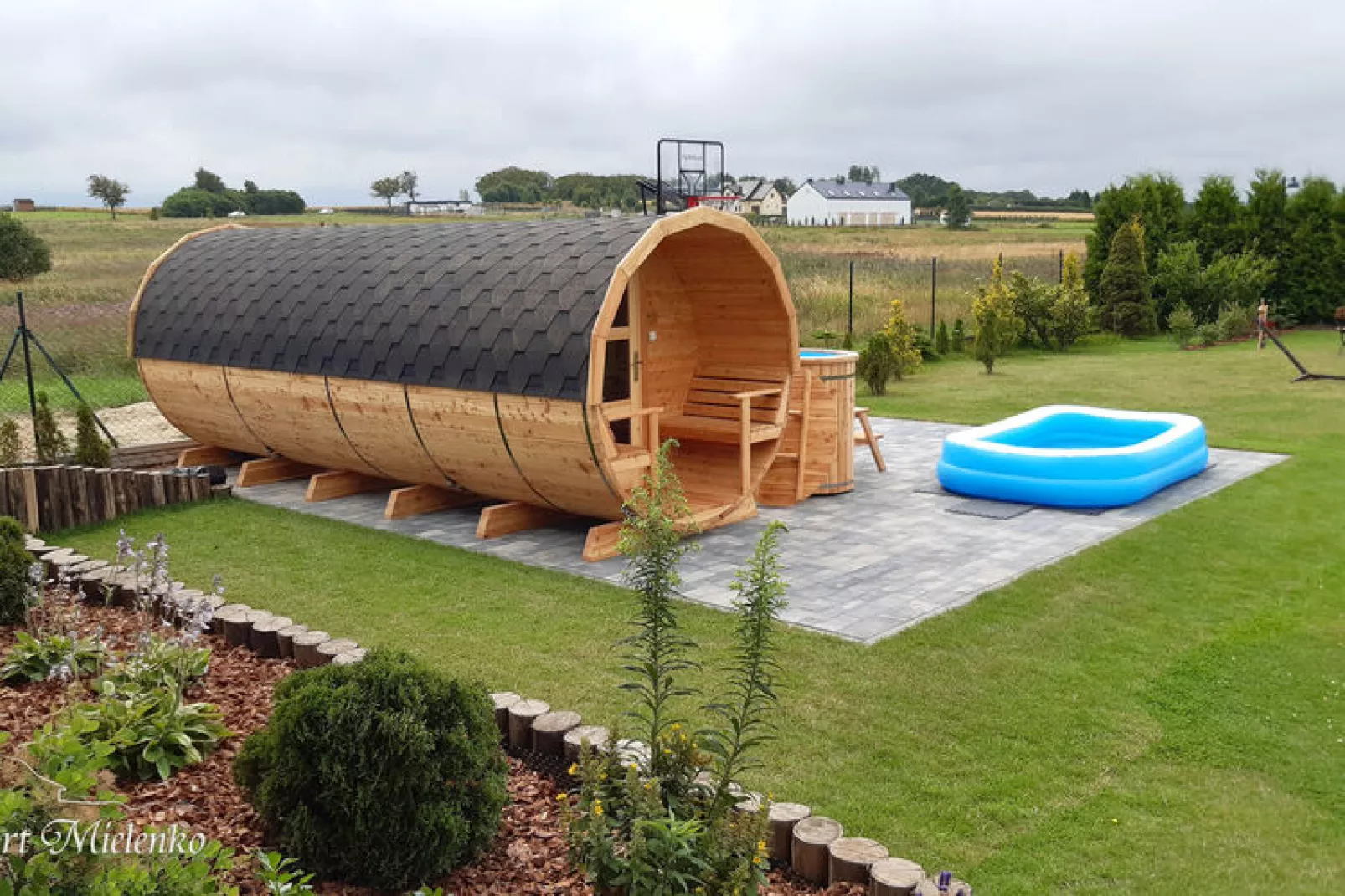 Resort in Mielenko-Sauna