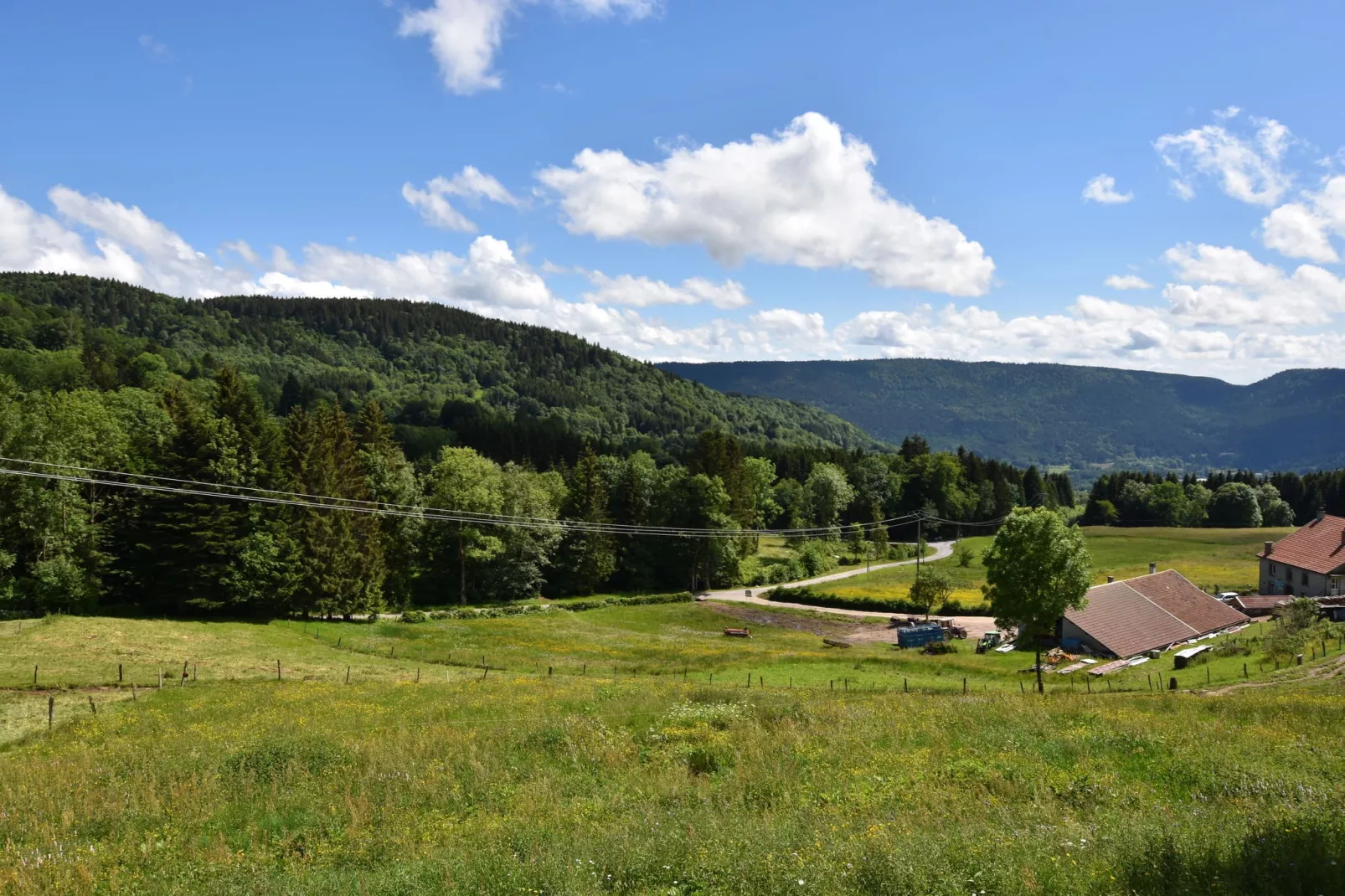 La Bergerie-Uitzicht zomer