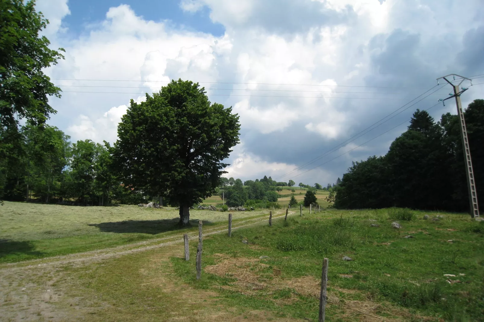 La Bergerie-Gebieden zomer 1km