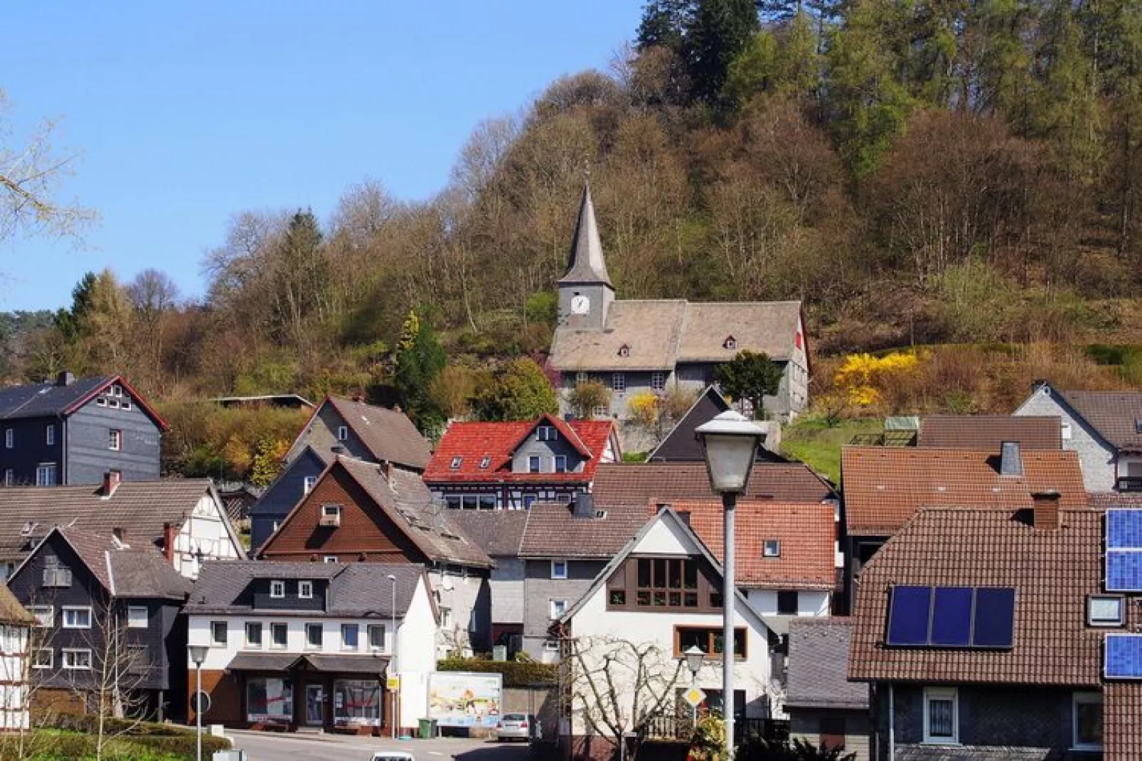 Ferienhaus Sackpfeifenblick-Buitenkant zomer