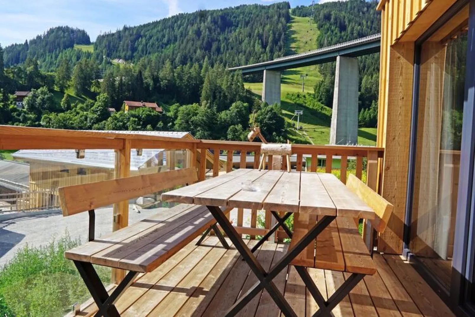 Chalets Bergeralm, Steinach am Brenner-Wellness Chalet-Terras