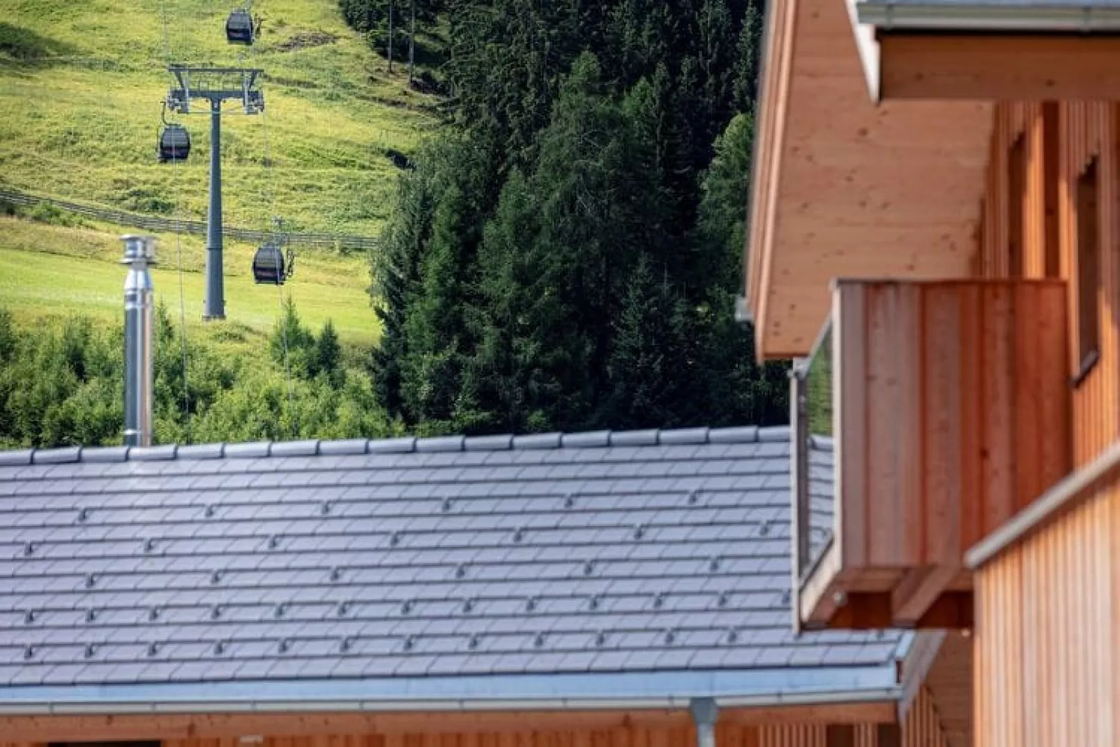 Chalets Bergeralm, Steinach am Brenner-Wellness Chalet XL - 8 Personen-Uitzicht zomer