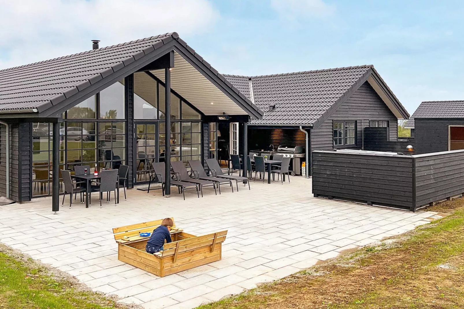 18 persoons vakantie huis in Sydals-Buitenlucht