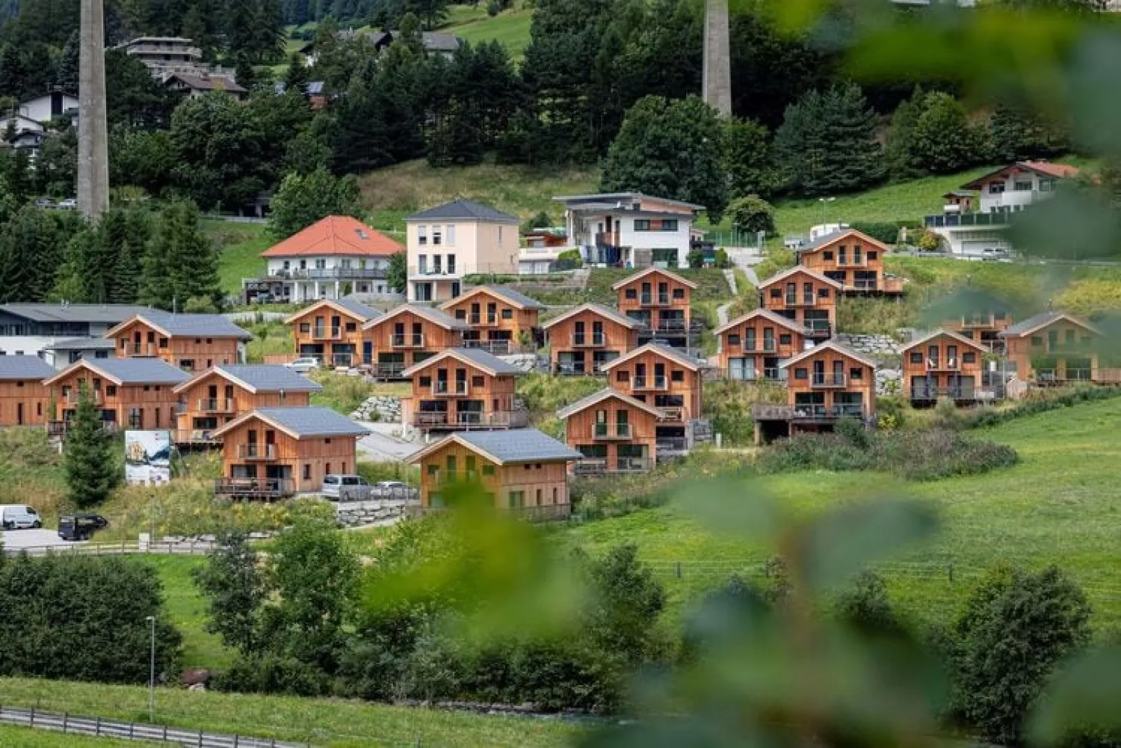 Chalets Bergeralm, Steinach am Brenner-Wellness Chalet XL - 8 Personen-Buitenkant zomer