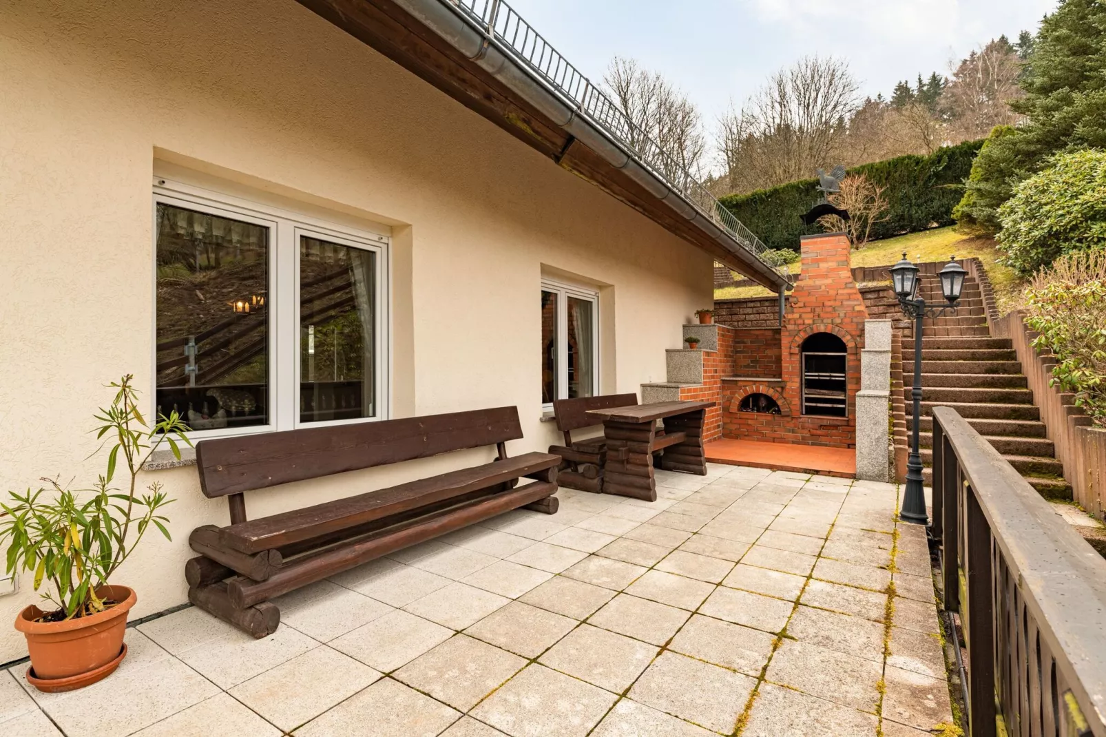 Ferienhaus Oase-Buitenkant zomer