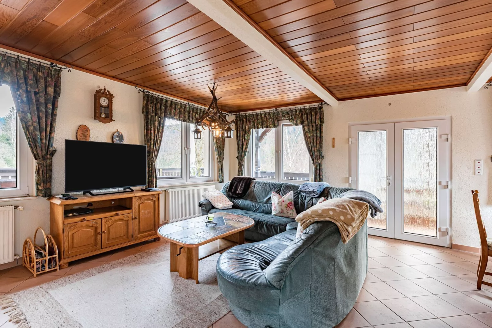 Ferienhaus Oase-Woonkamer