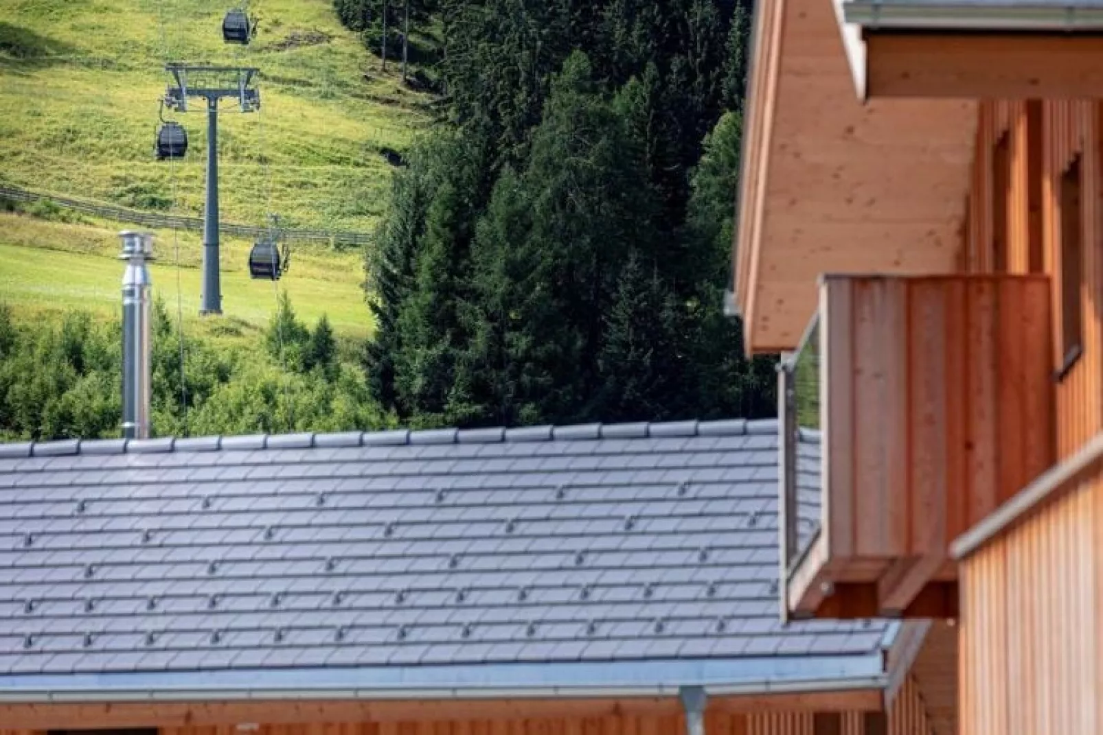 Chalets Bergeralm, Steinach am Brenner-Wellness Chalet XL - 10 Personen-Uitzicht zomer