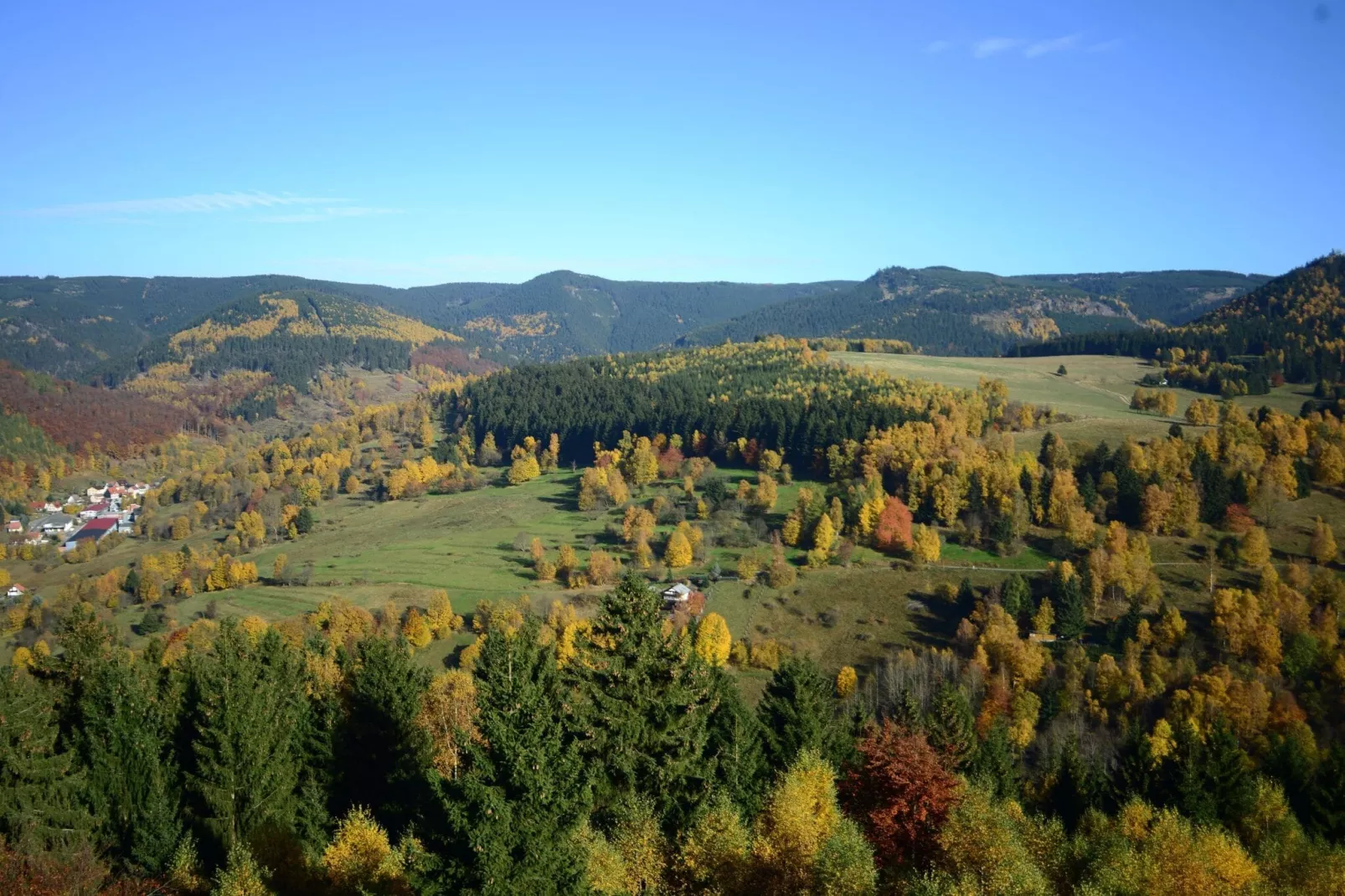 Ferienhaus Unterschönau-Gebieden zomer 1km