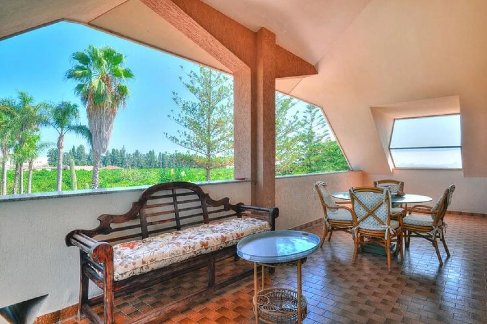 Holiday home Floridia-Villa Smeraldo10 Pax mit Privatpool-Woonkamer