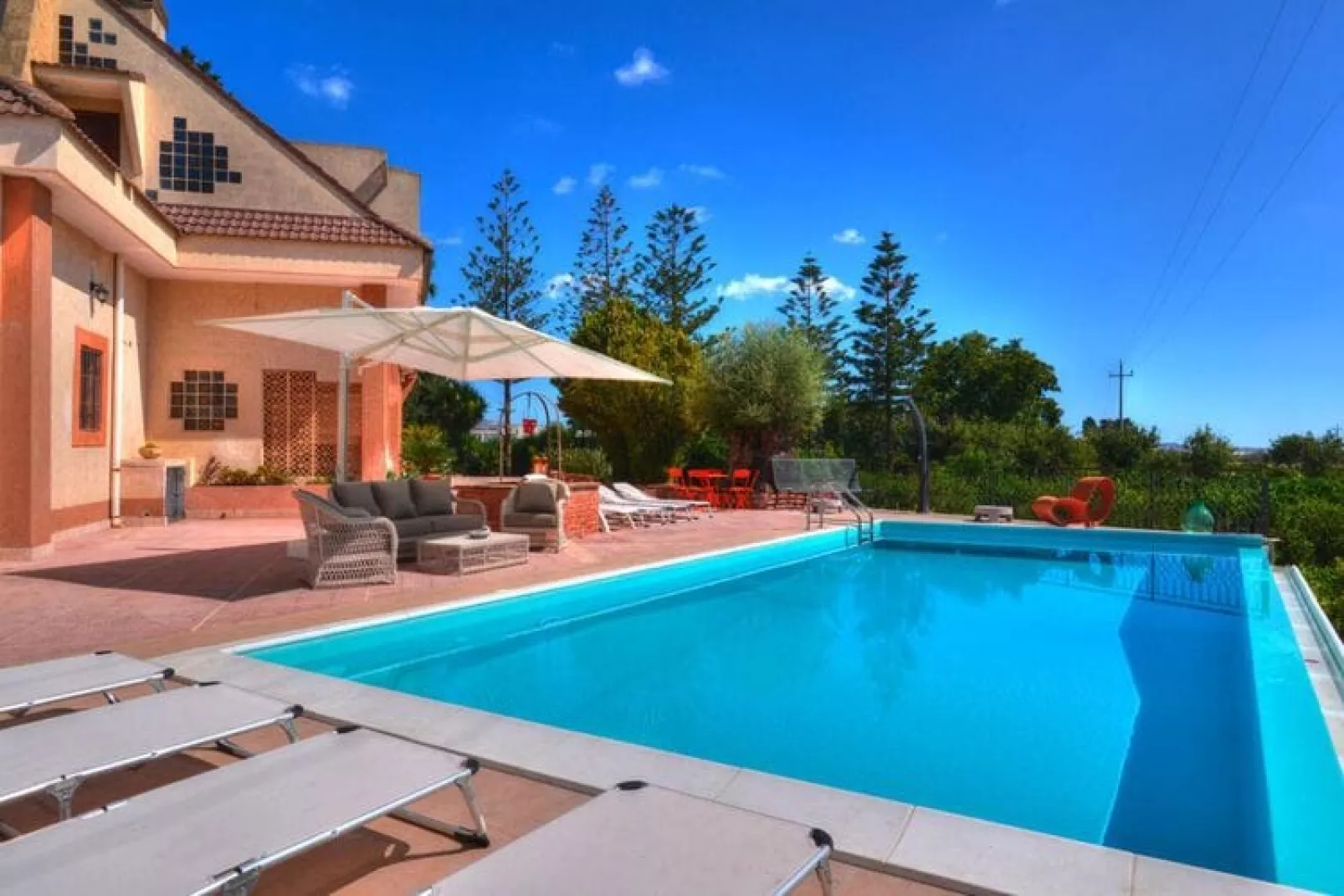 Holiday home Floridia-Villa Smeraldo10 Pax mit Privatpool-Zwembad