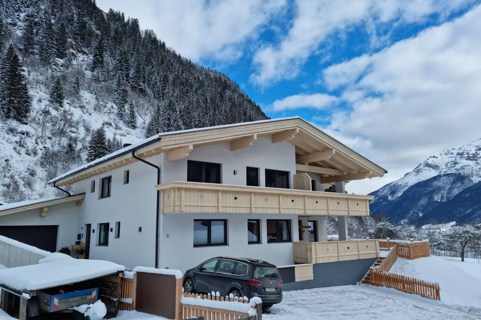 Haus Alpenpanorama-Exterieur winter