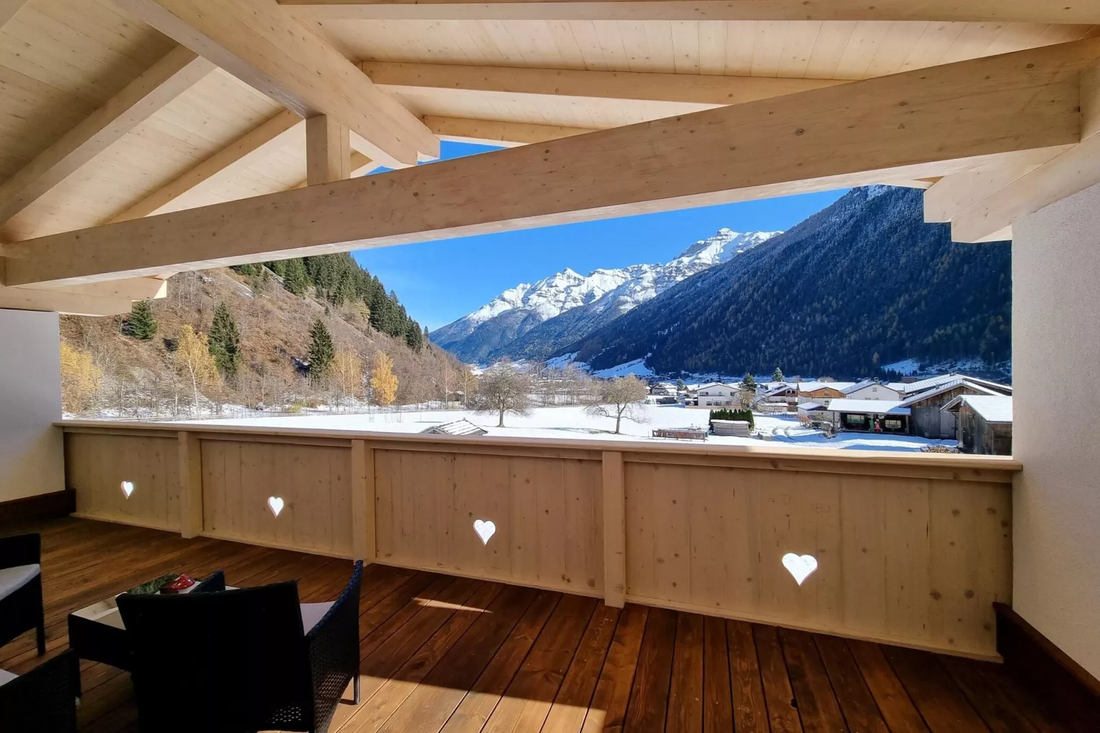 Haus Alpenpanorama-Uitzicht winter