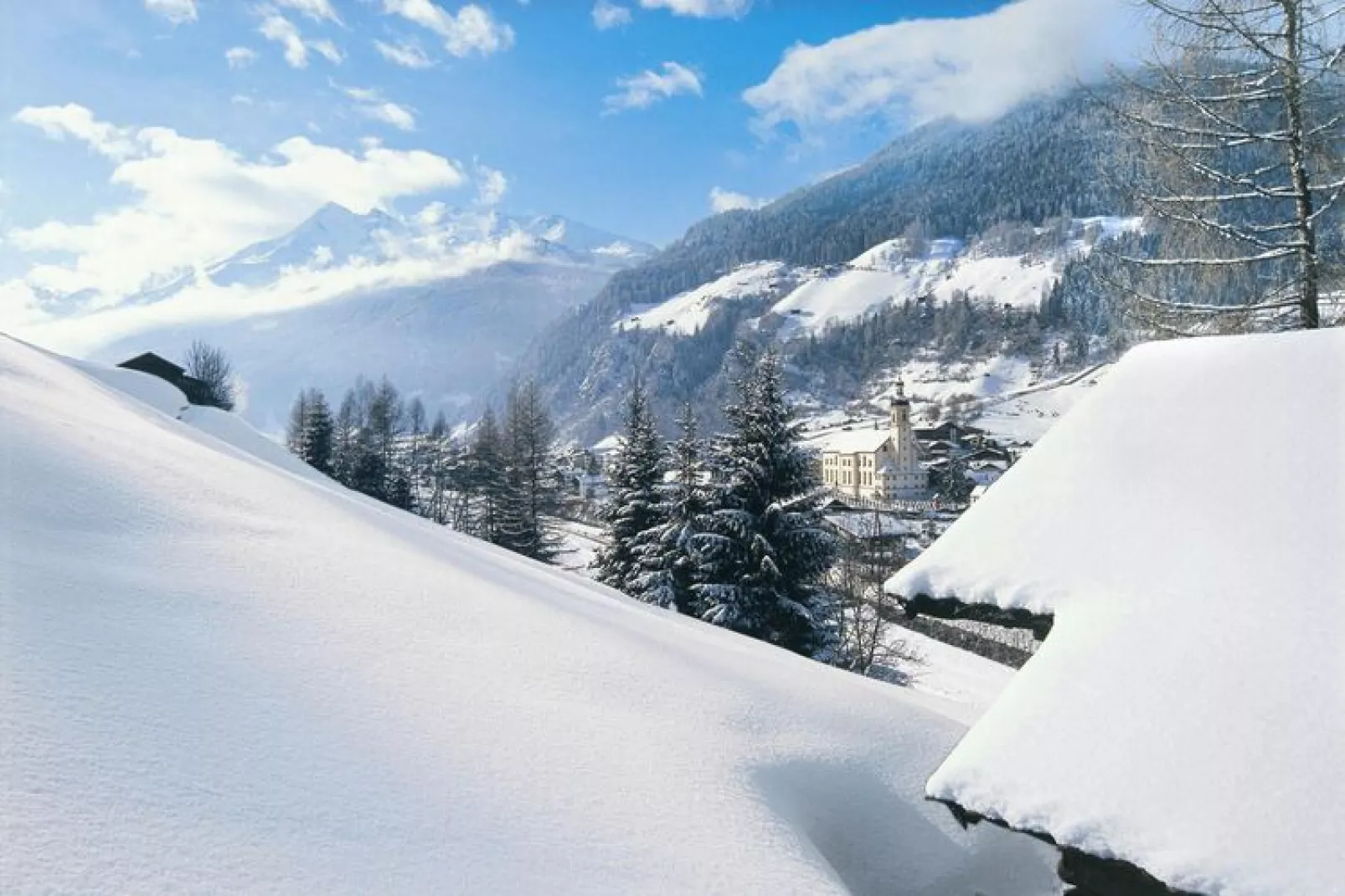 Ferienhaus Milders 3-Uitzicht winter