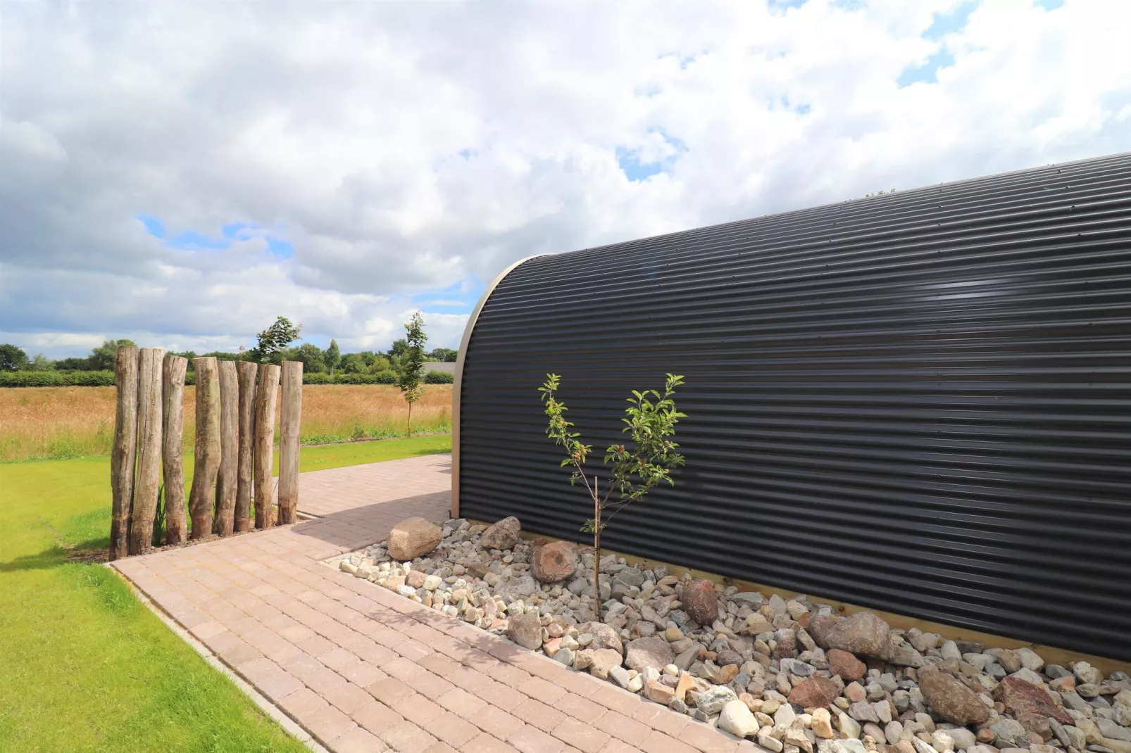 Natuurlodge Tureluur-Buitenkant zomer