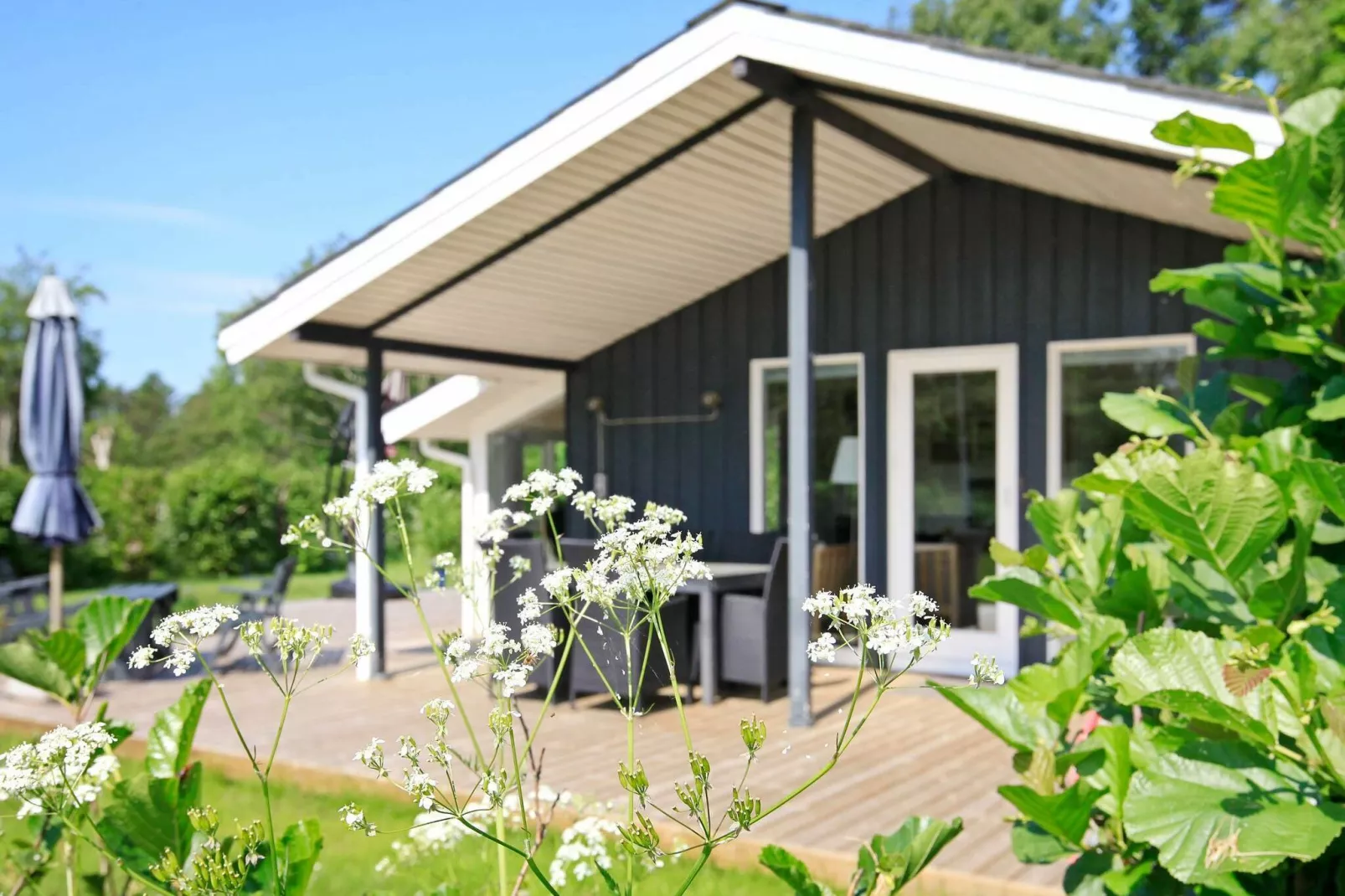 Inspirerend vakantiehuis in Jutland met terras-Uitzicht