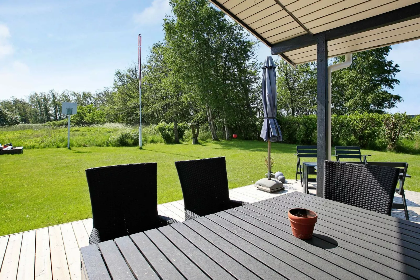 Inspirerend vakantiehuis in Jutland met terras-Uitzicht