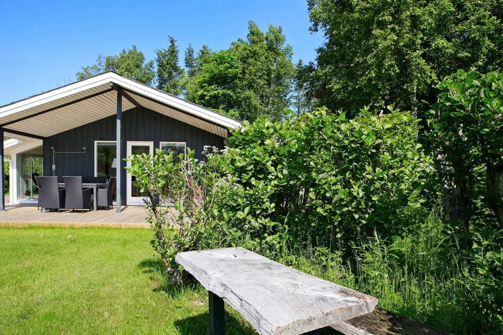 Inspirerend vakantiehuis in Jutland met terras-Uitzicht