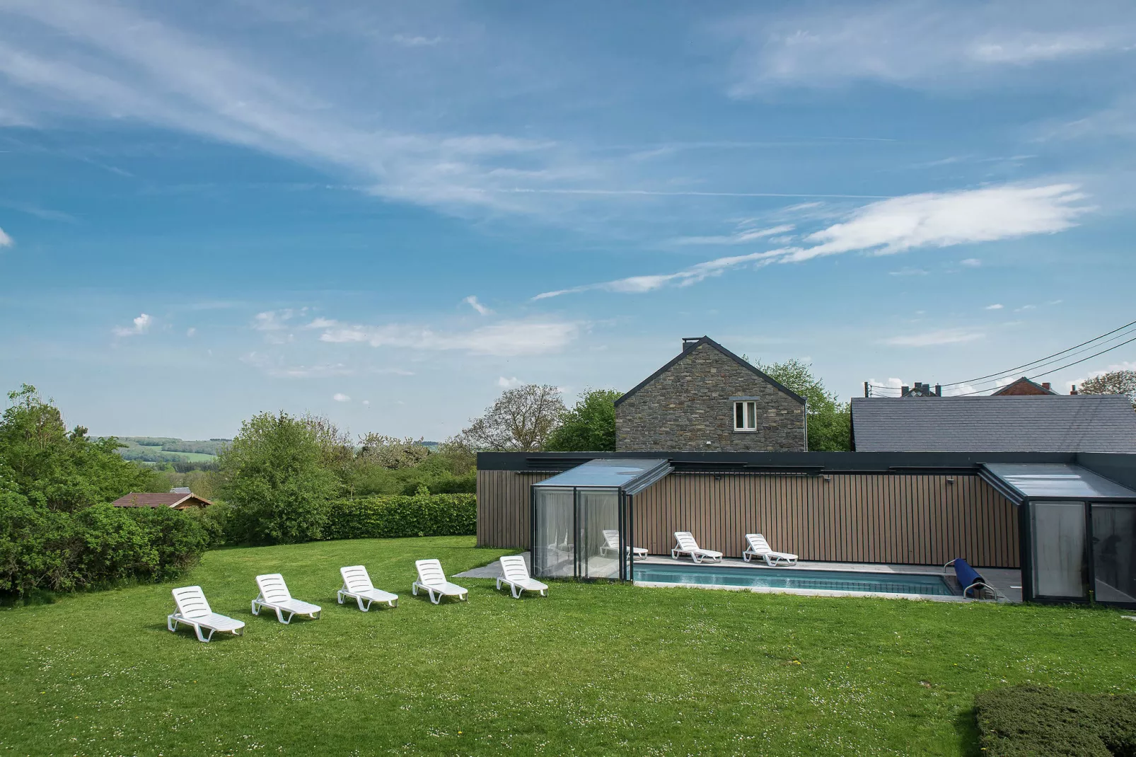 Villa Borlon-Tuinen zomer