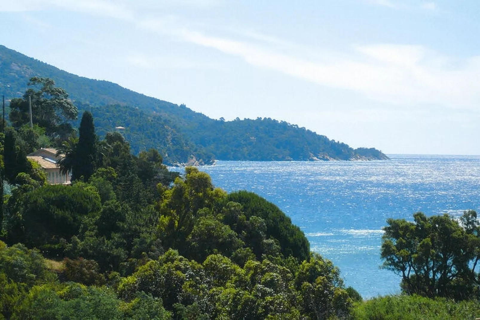 Residence du Bailli Rayol-Canadel-sur-Mer-Apt 2/4 pers RDJ vue jardin-Gebieden zomer 1km