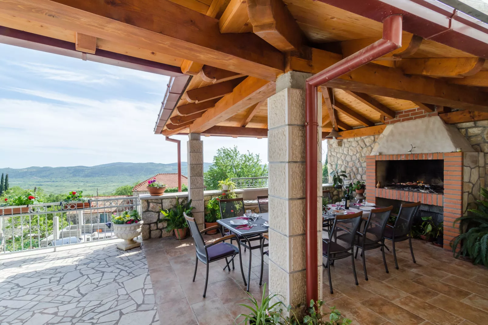 Villa Vino Veccios-Terrasbalkon