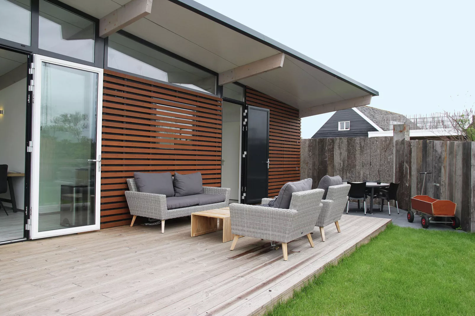 Luxe Lodge aan de Duinen-Terrasbalkon