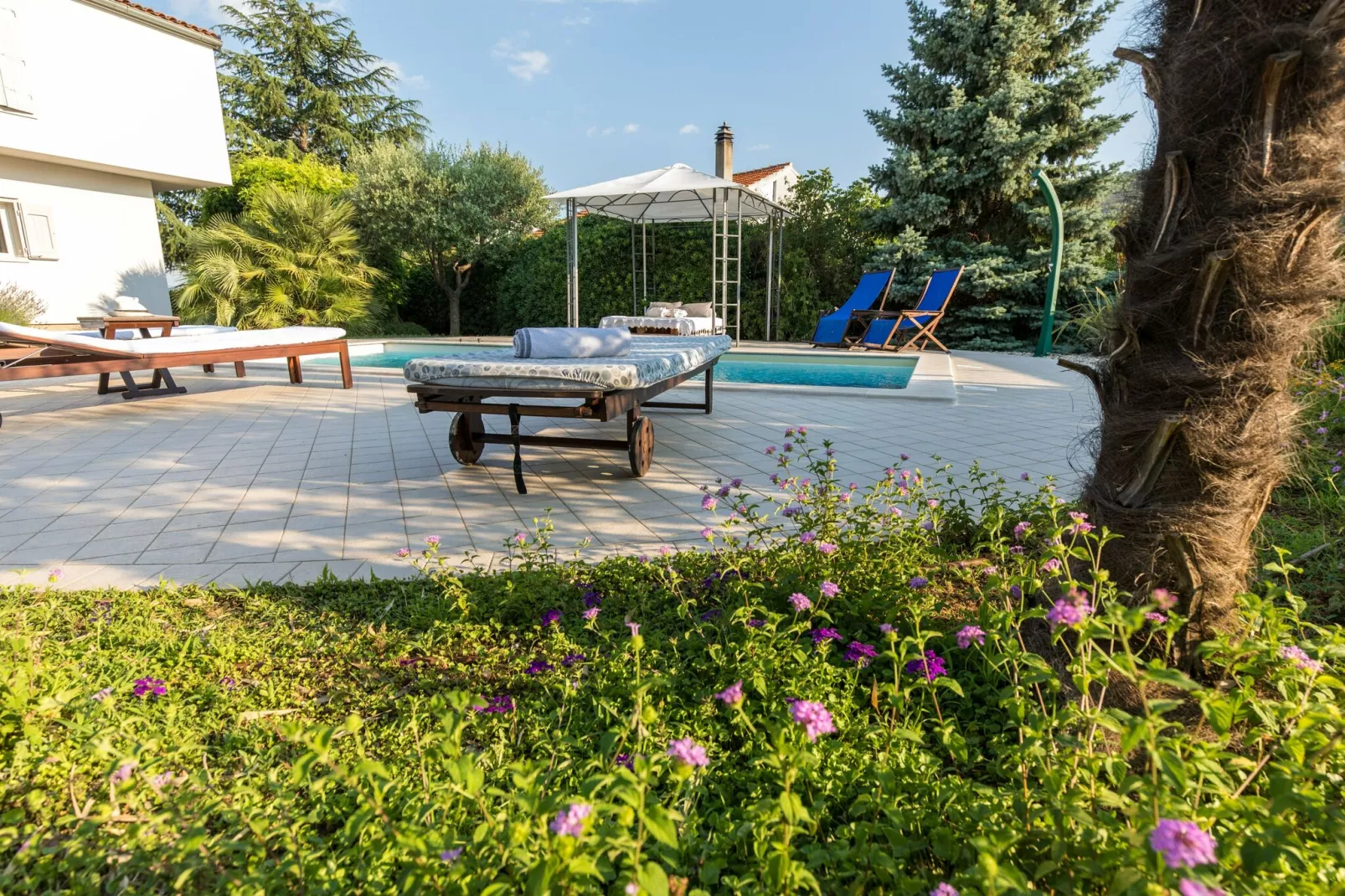 Villa Vicencin-Tuinen zomer