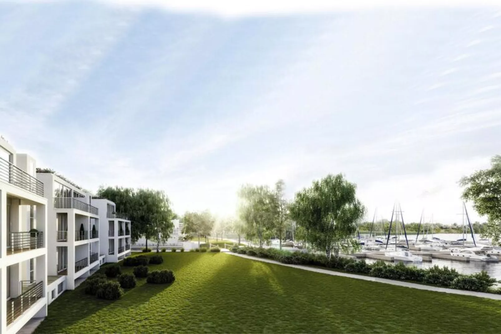 Apartments im MAREMÜRITZ Yachthafen Resort & Spa / Fortuna Suite Müritzblick 2 Personen und 1 Kind 3 - 15 Jahre-Tuinen zomer