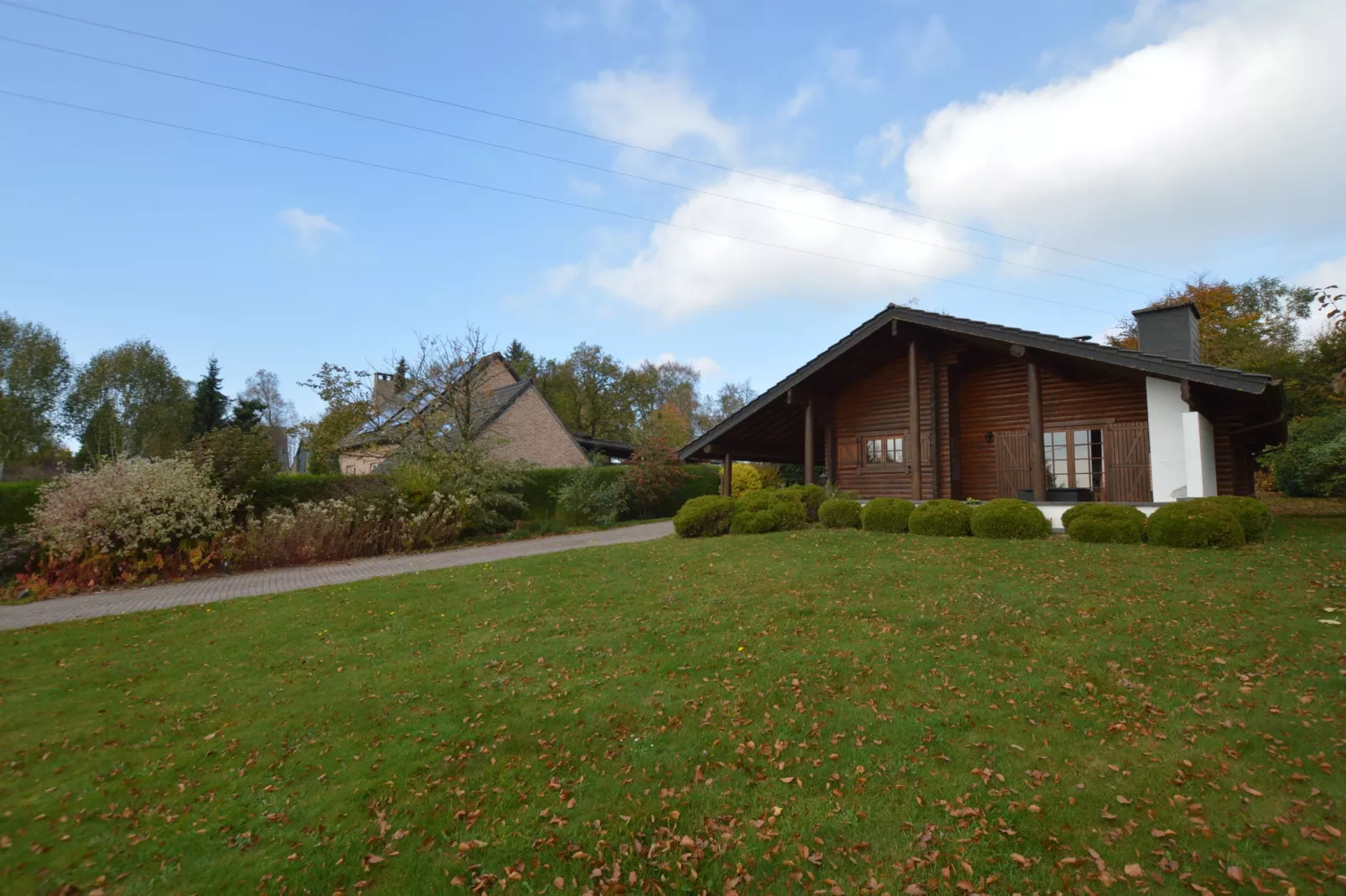 Lodge des Fagnes-Tuinen zomer