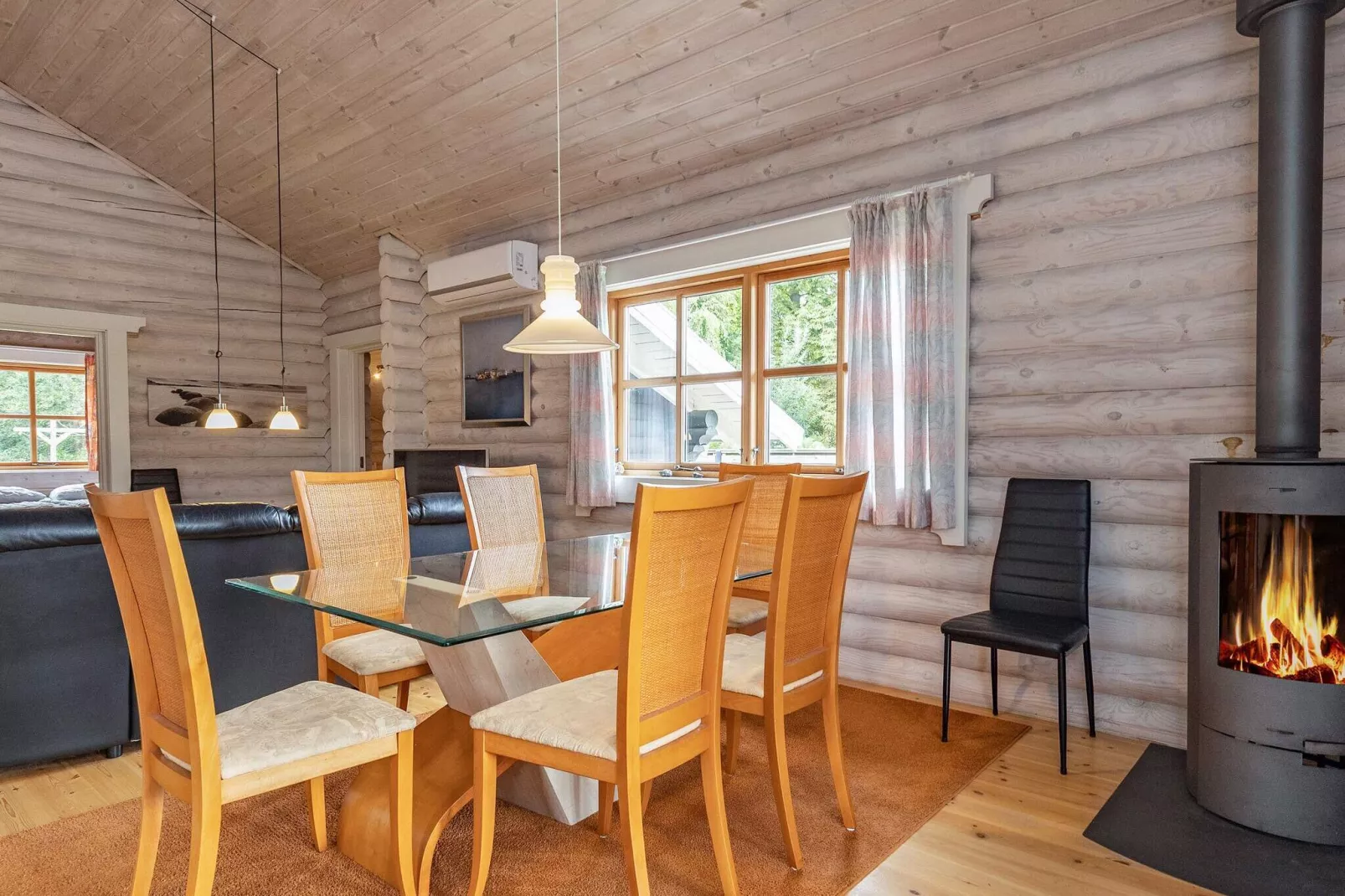 Modern vakantiehuis in Frørup met bubbelbad-Binnen