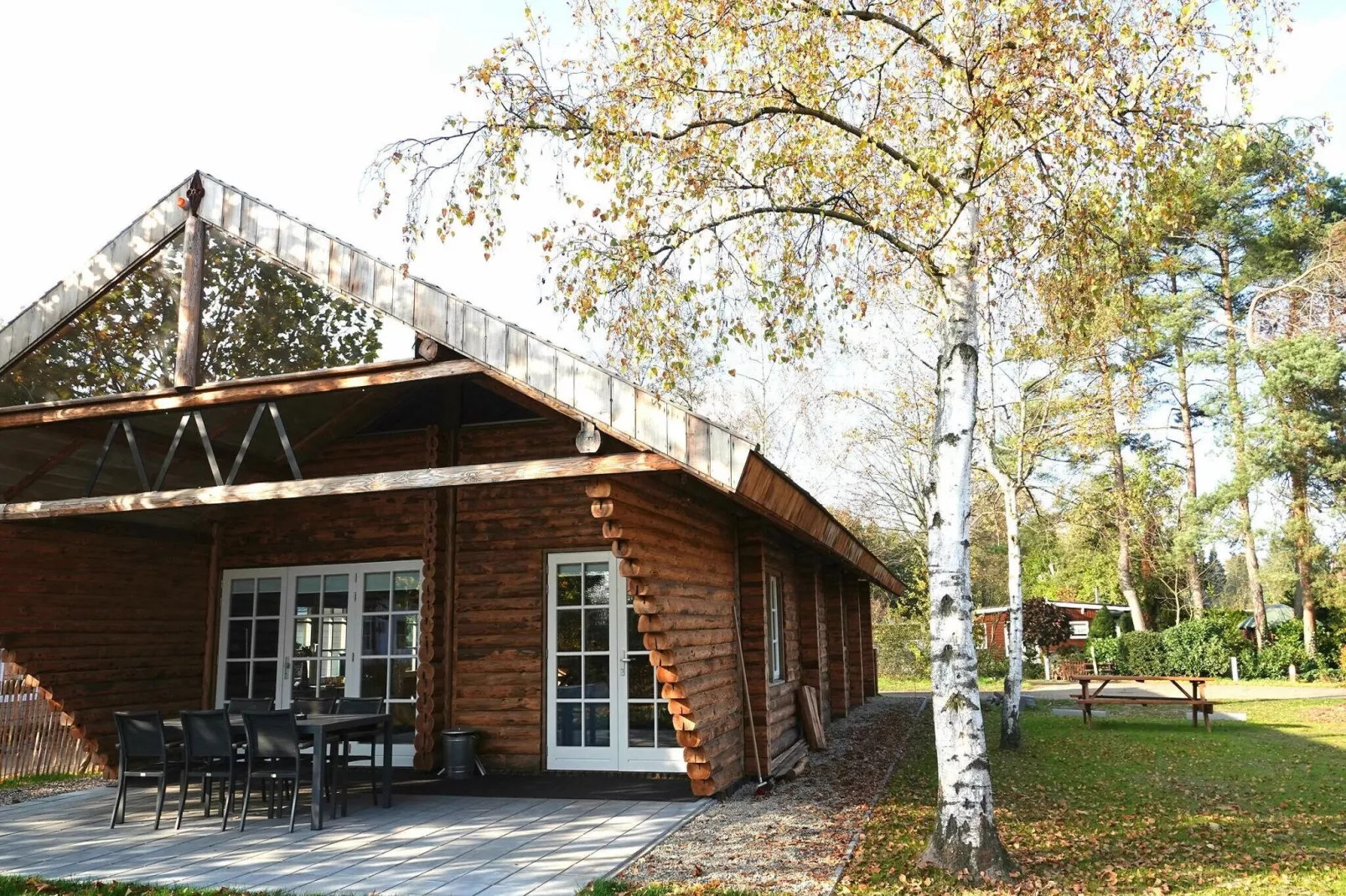 Robuust huis met twee badkamers, op een vakantiepark bij Baarle-Nassau