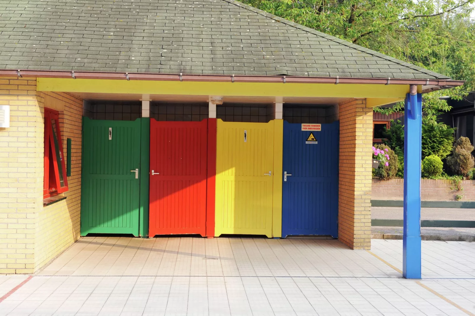 Robuust huis met twee badkamers, op een vakantiepark bij Baarle-Nassau-Parkfaciliteiten