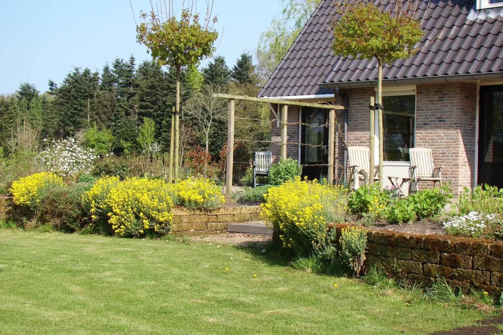 Chalet Vrijzicht-Tuinen zomer