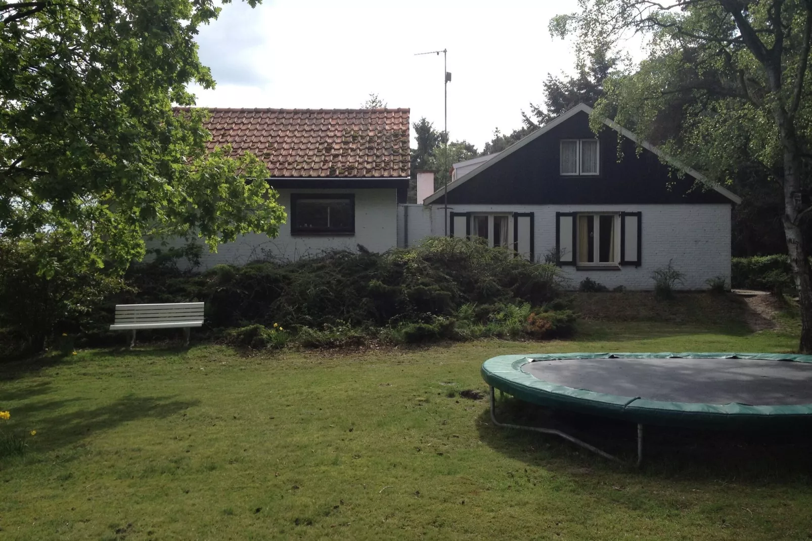 Huis in het bos-Tuinen zomer