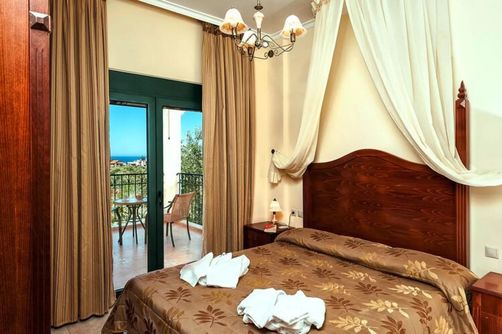 Villa Valia Galatas-Slaapkamer