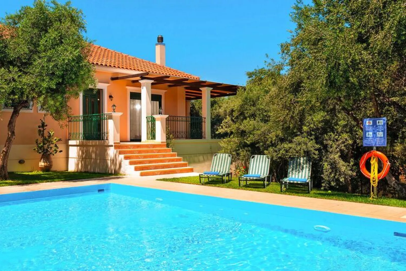 Villa Marina GalatasVilla Marina-Zwembad