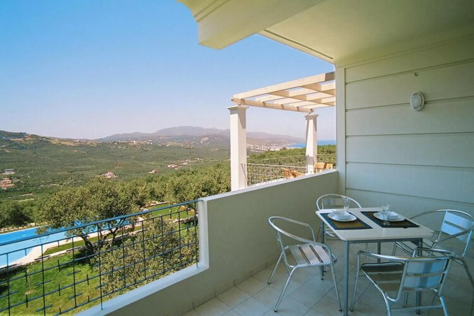 Holiday residence Rodanthi, Darmarochori-Villa Anthi, EG, ca. 170 qm, 6 Pax-Terras