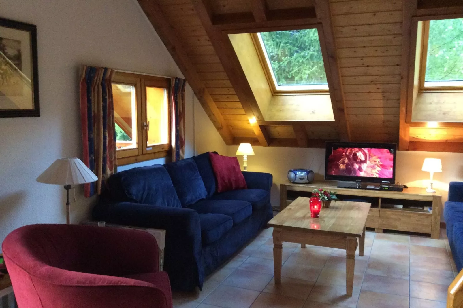 Chalet - Oz-en-Oisans-Woonkamer