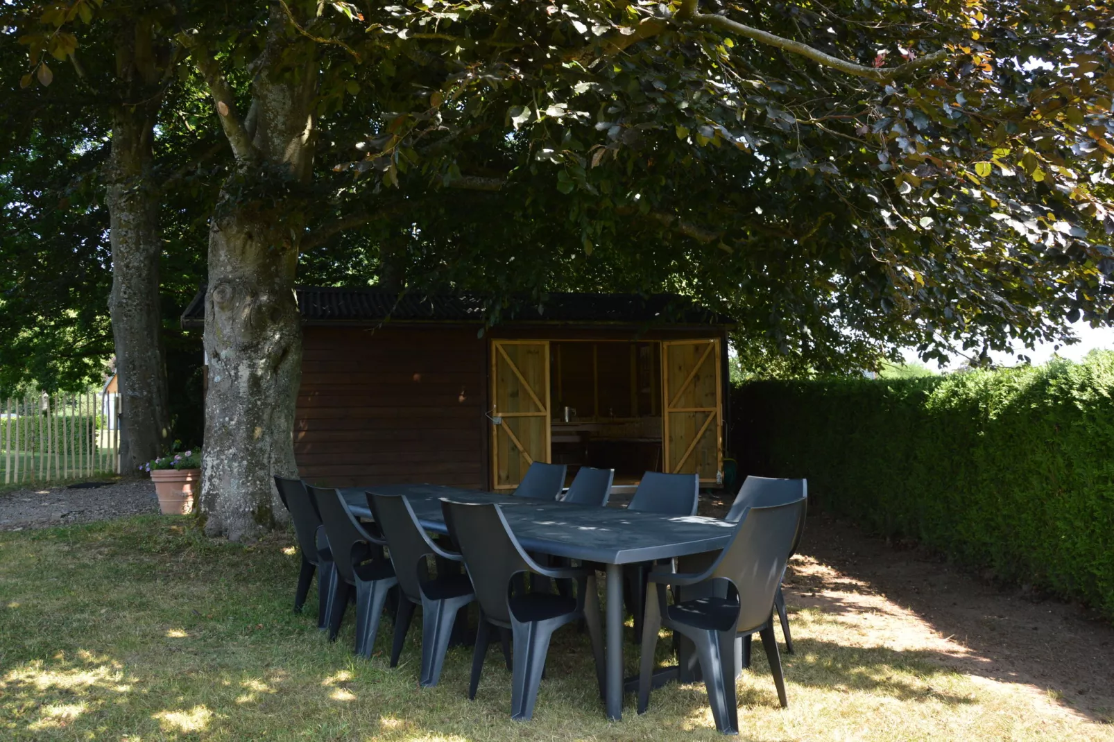 Le jardin de Marjolaine-Terrasbalkon