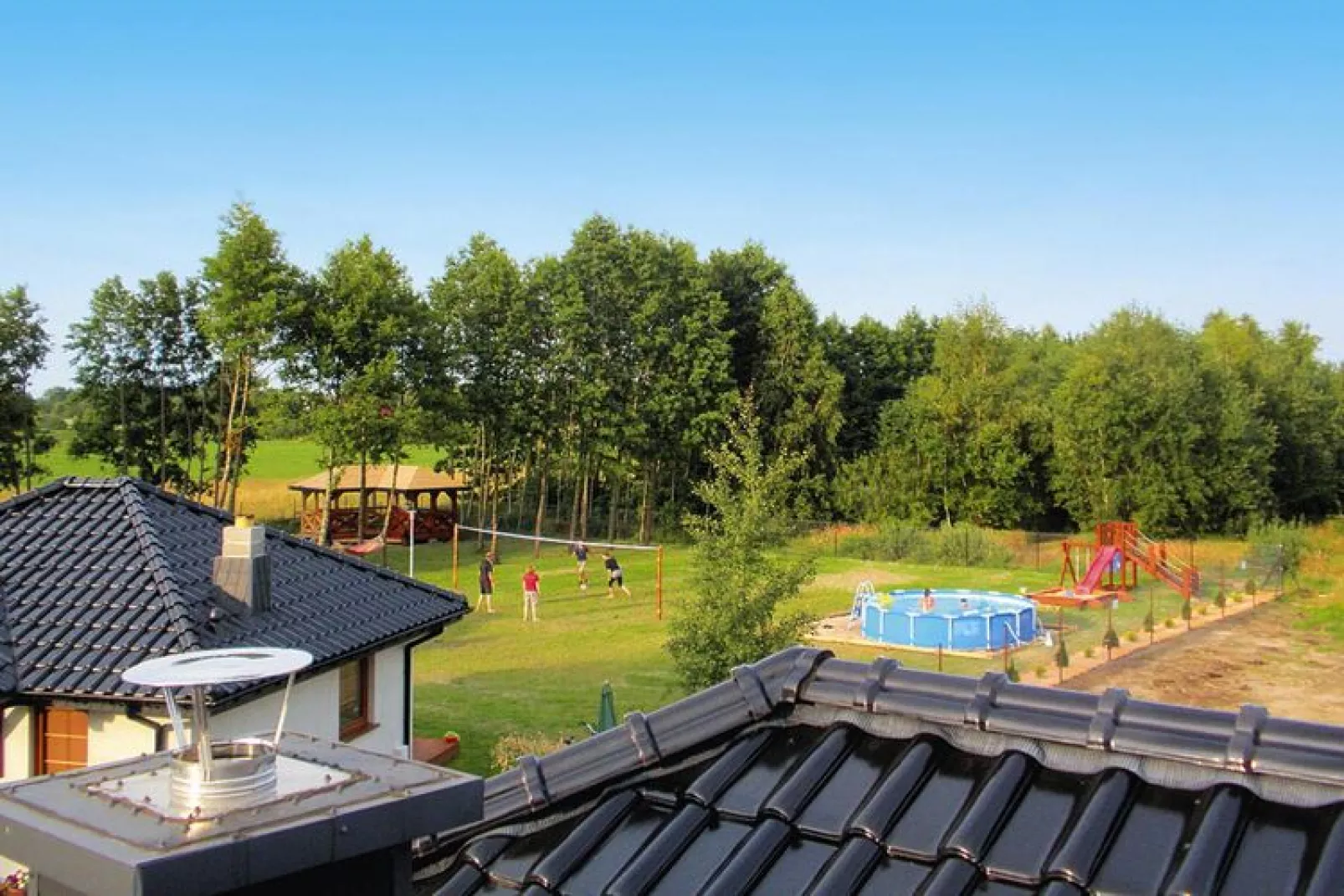Domki wakacyjne Gleźnówko-Tuinen zomer