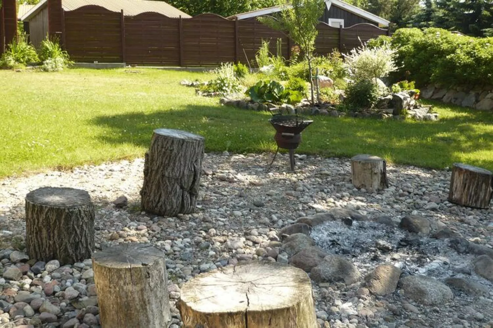 Apartament Darłowo-Tuinen zomer