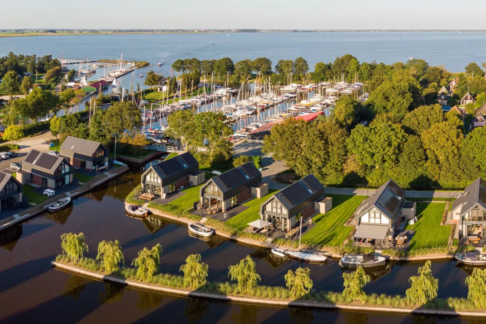 Watervilla Ien-Gebieden zomer 1km