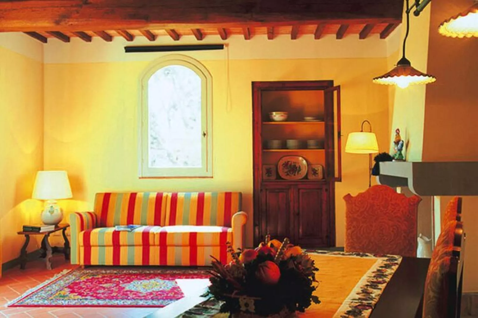 Ferienanlage Borgo della Meliana Gambassi Terme Typ House-Woonkamer