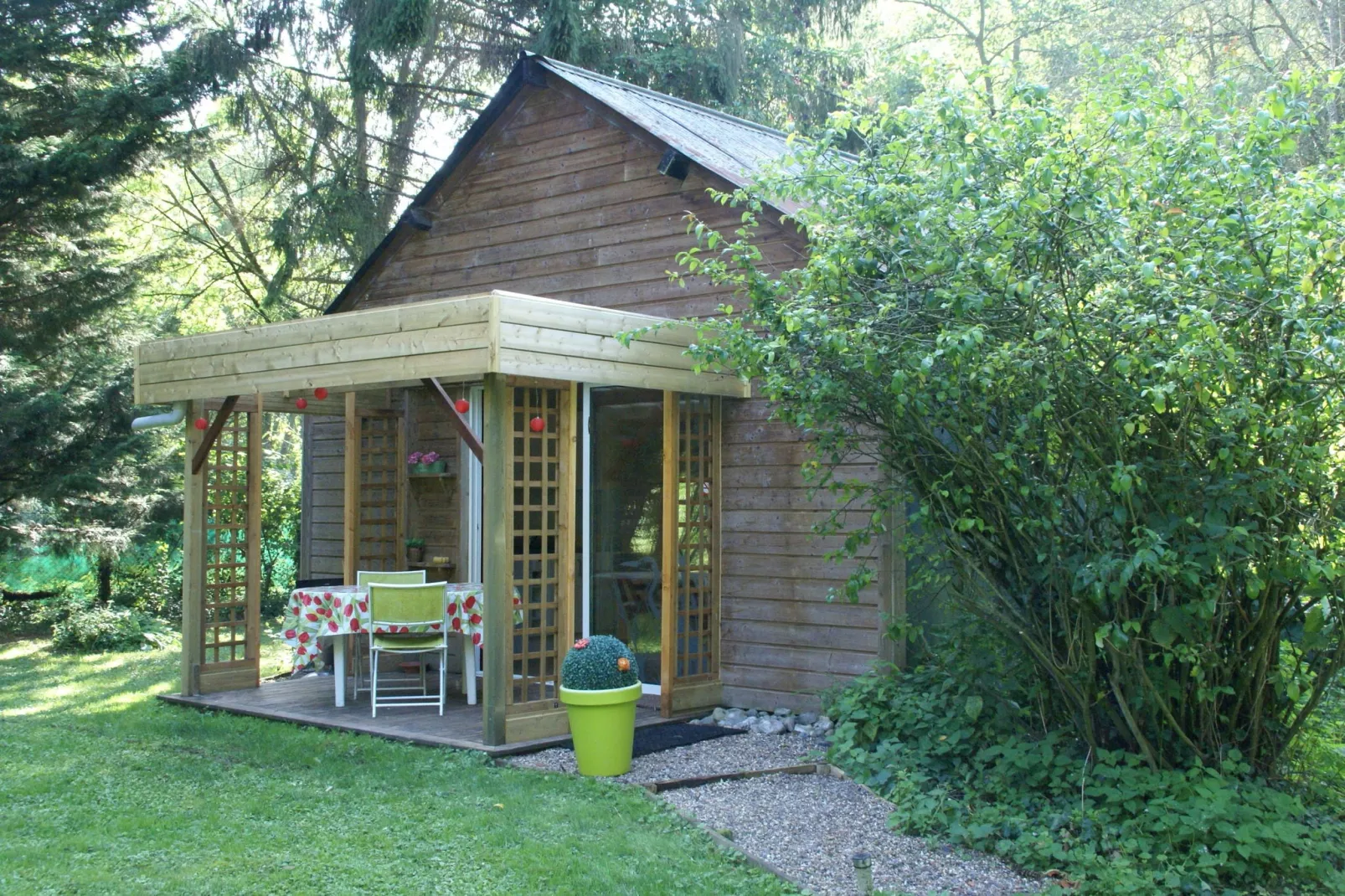 Maison de vacances - LE PONCHEL-Buitenkant zomer