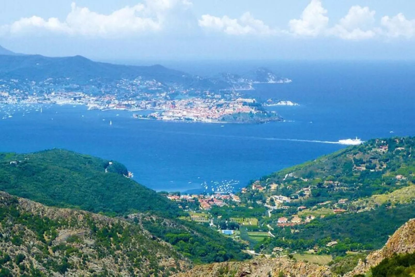 Ferienresidence La Chiusa di Rio Rio nell'Elba Typ Bilo piano terra/primo piano-Uitzicht zomer