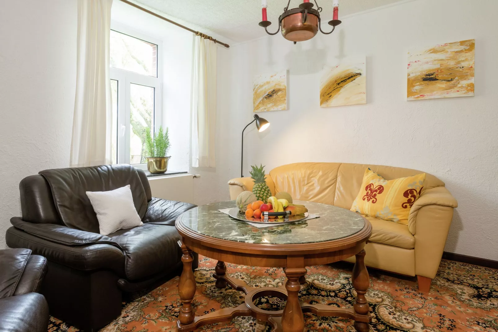 Ferme Bellevue-Woonkamer