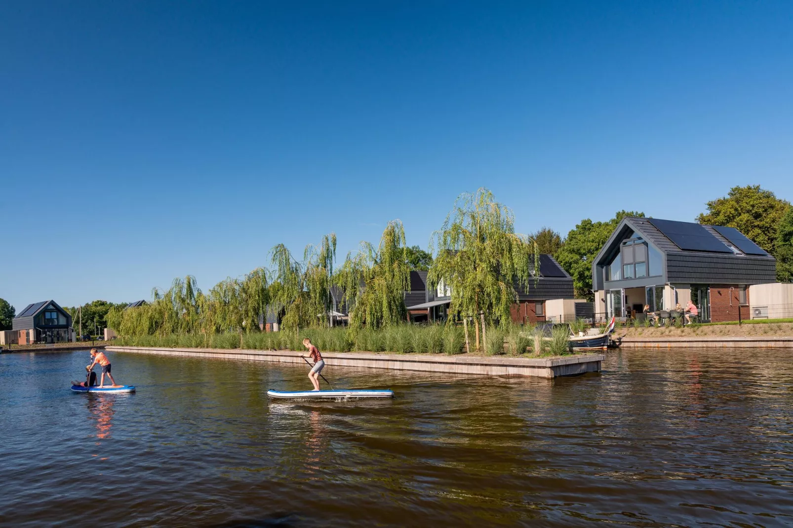 Watervilla Fiiftjin-Gebieden zomer 1km