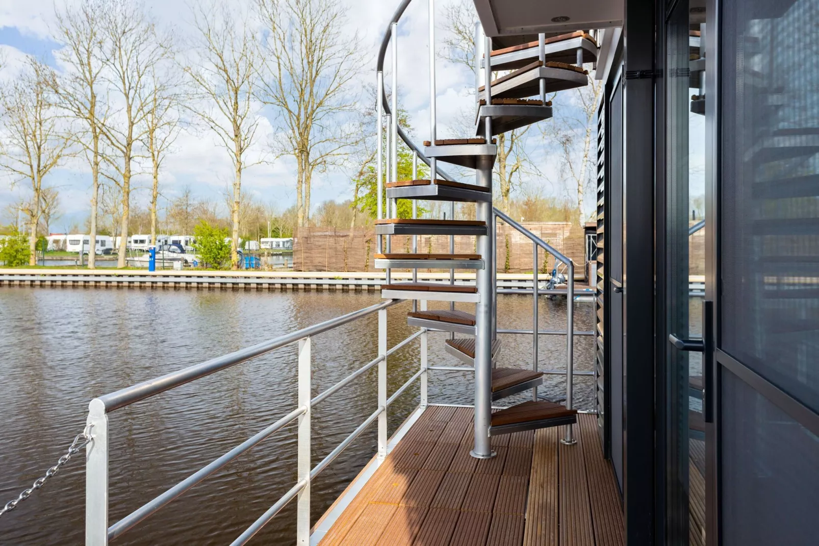 Houseboat 'de Valreep' met tuin - Paviljoenwei 2-Gebieden zomer 1km