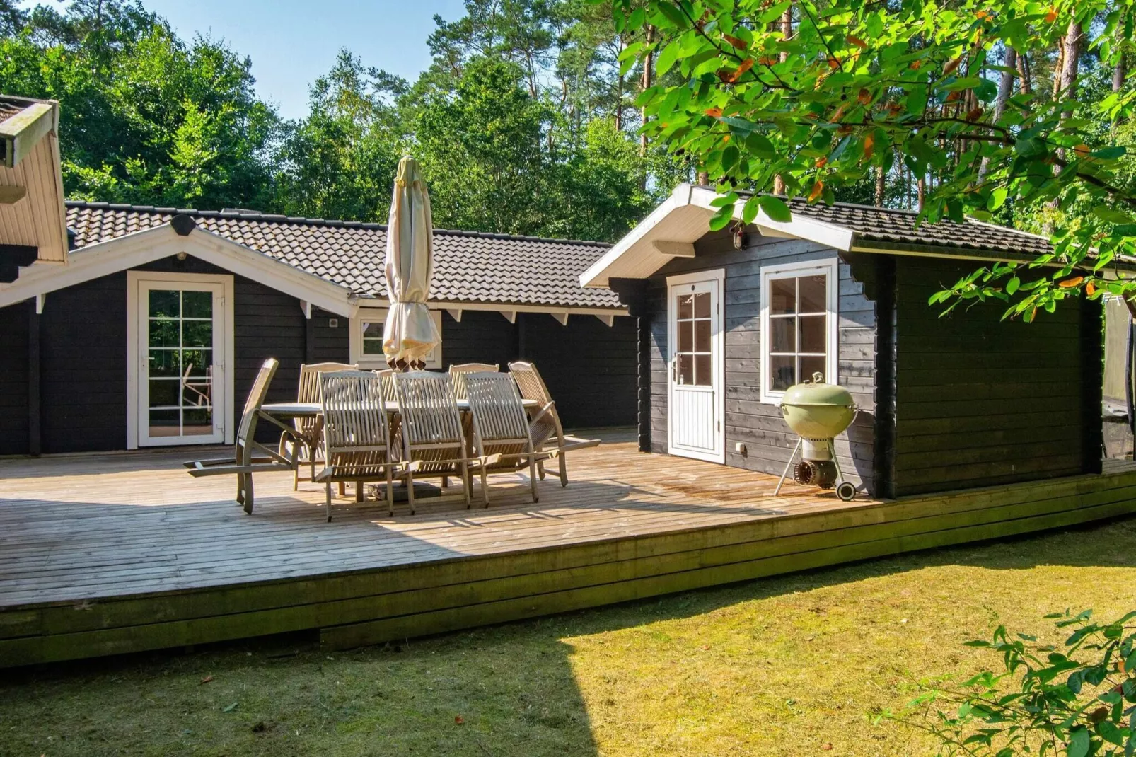 8 persoons vakantie huis in Rønde-Uitzicht