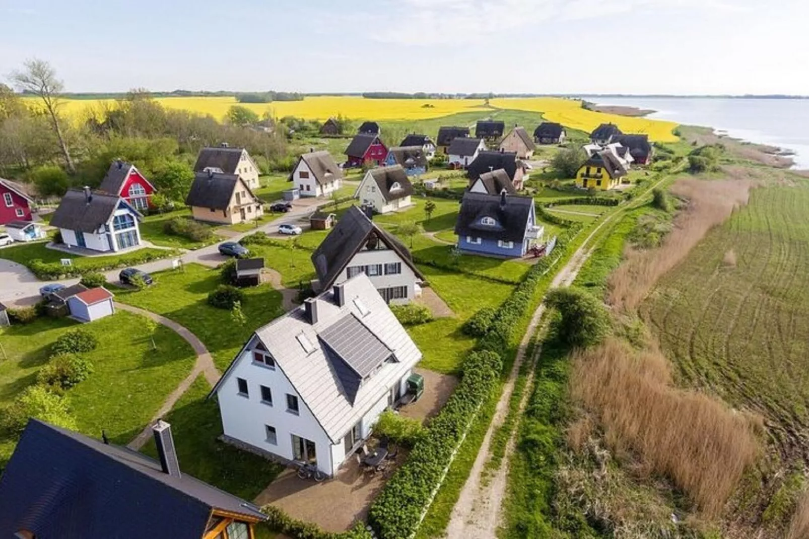 Haus am Boddenufer-Uitzicht zomer